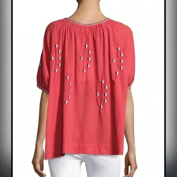 The Great The Hacienda Embroidered Boho Top - Picture 2 of 8